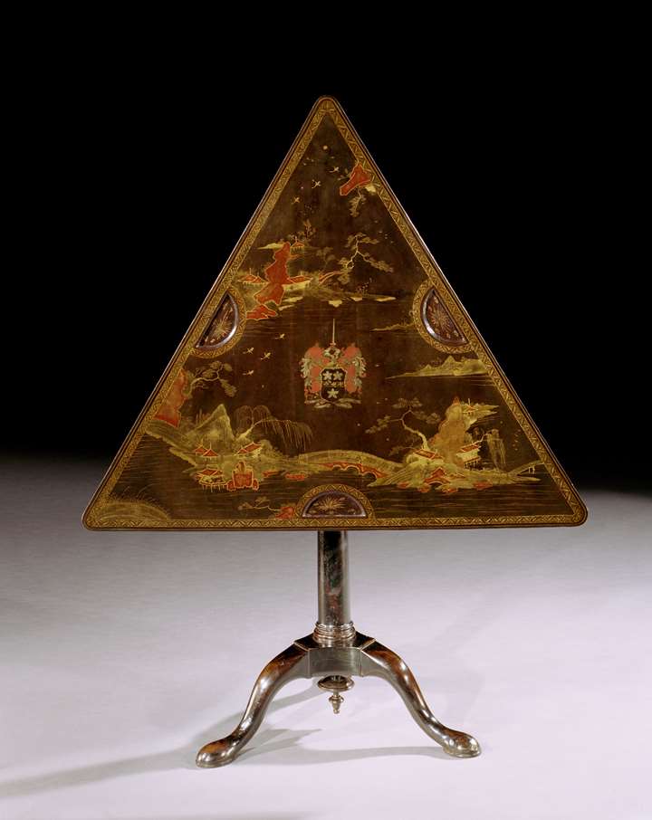 JAMES CRAGGS THE ELDER’S TRIANGULAR GAMES TABLE